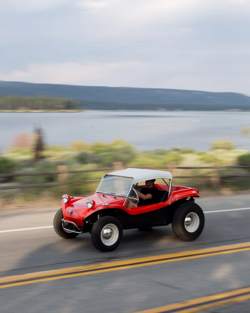 A fully built Meyers Manx Old Red kit