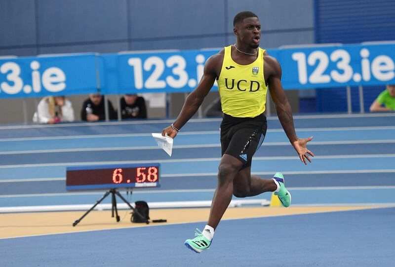 Israel Olatunde sneaked into Friday's men's 100m final