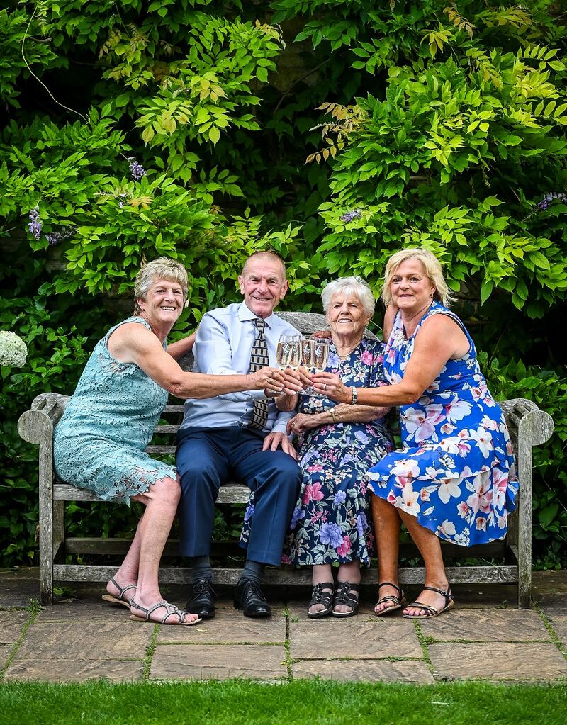 Audrey Cobb, 87, and her three children David Cobb, 67, Carol Nobbs, 55 and 60-year-old Sandra Digby, have each won a share of £1,000,000 after their syndicate’s lottery numbers came in.