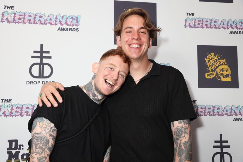 Frank Carter and Dean Richardson from Frank Carter & The Rattlesnakes