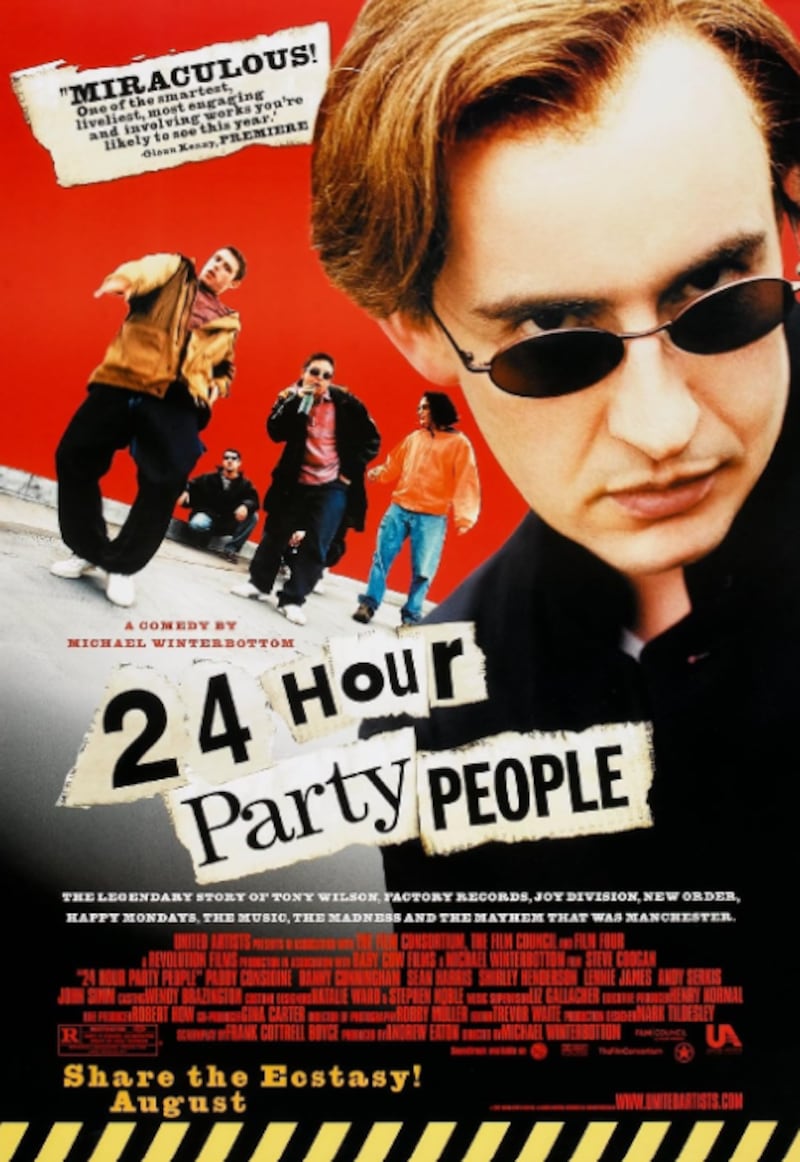 2002 film 24 Hour Party People, starring Steve Coogan, tells the story of Factory Records.