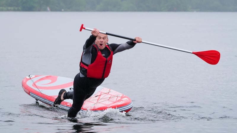 Sir Ed Davey takes the plunge