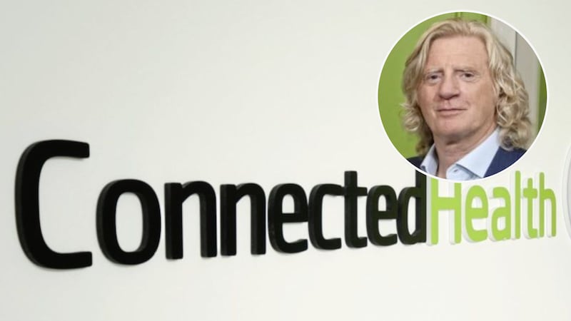 Belfast-based Connected Health, headed by Dougie Adams (inset) employs around 1,600 people across the island of Ireland.