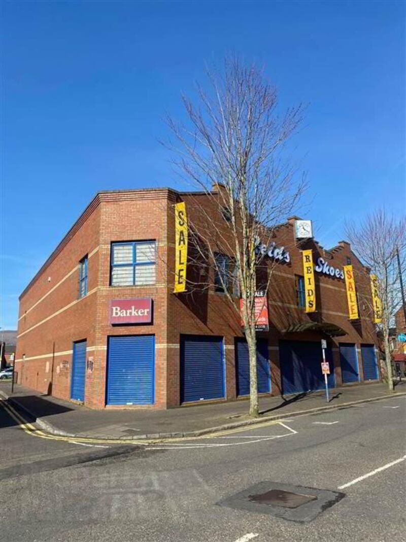 The former Reid's Shoes on Sandy Row has been on the market for nearly two years 