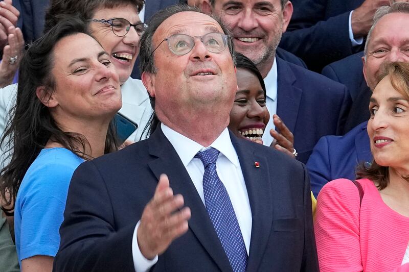 Former French president Francois Hollande (Michel Euler/AP)