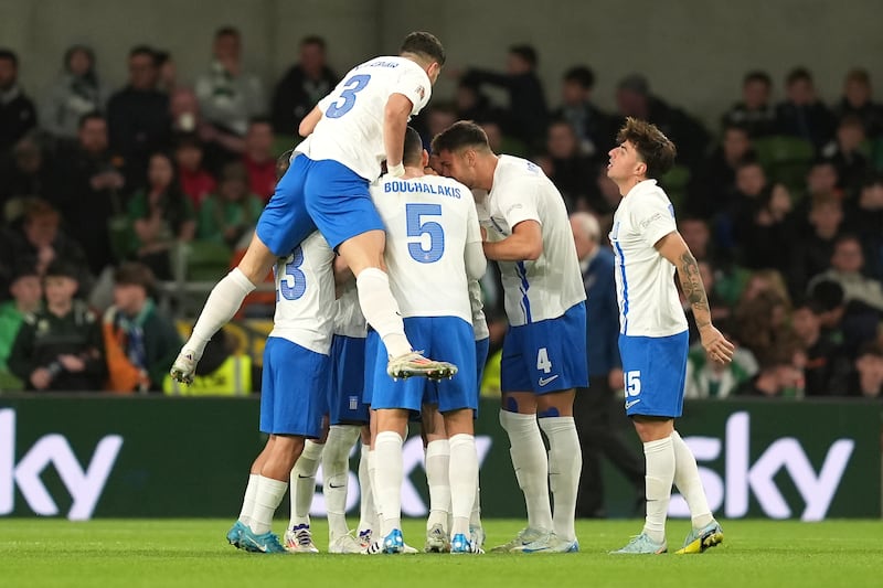 Greece have beaten the Republic of Ireland three times in the last 16 months