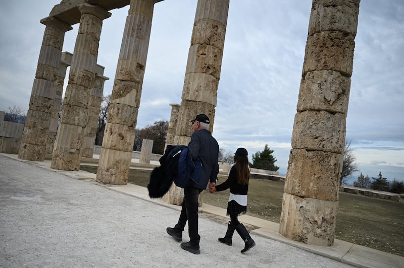 The palace was the largest building of classical Greece (AP)