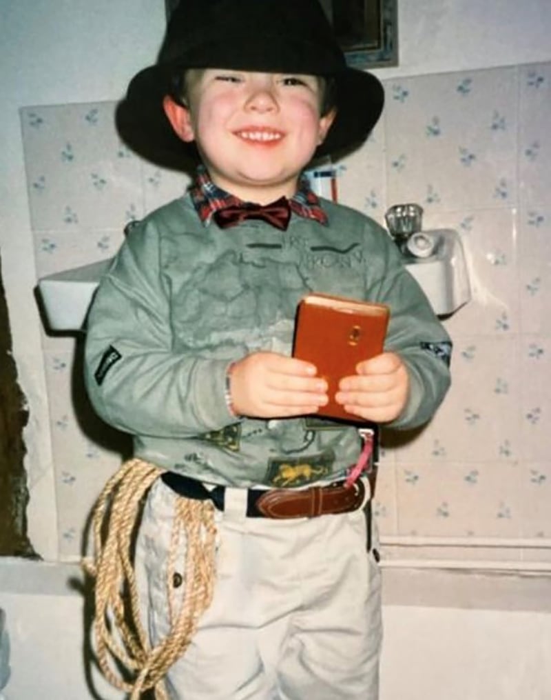 George Ridgway, pictured aged five