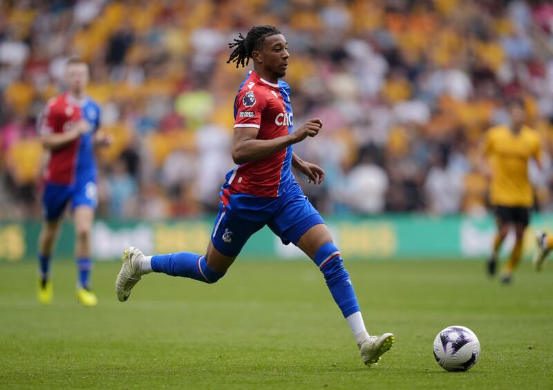 Crystal Palace’s Michael Olise during the Premier League match against Wolves at Molineux