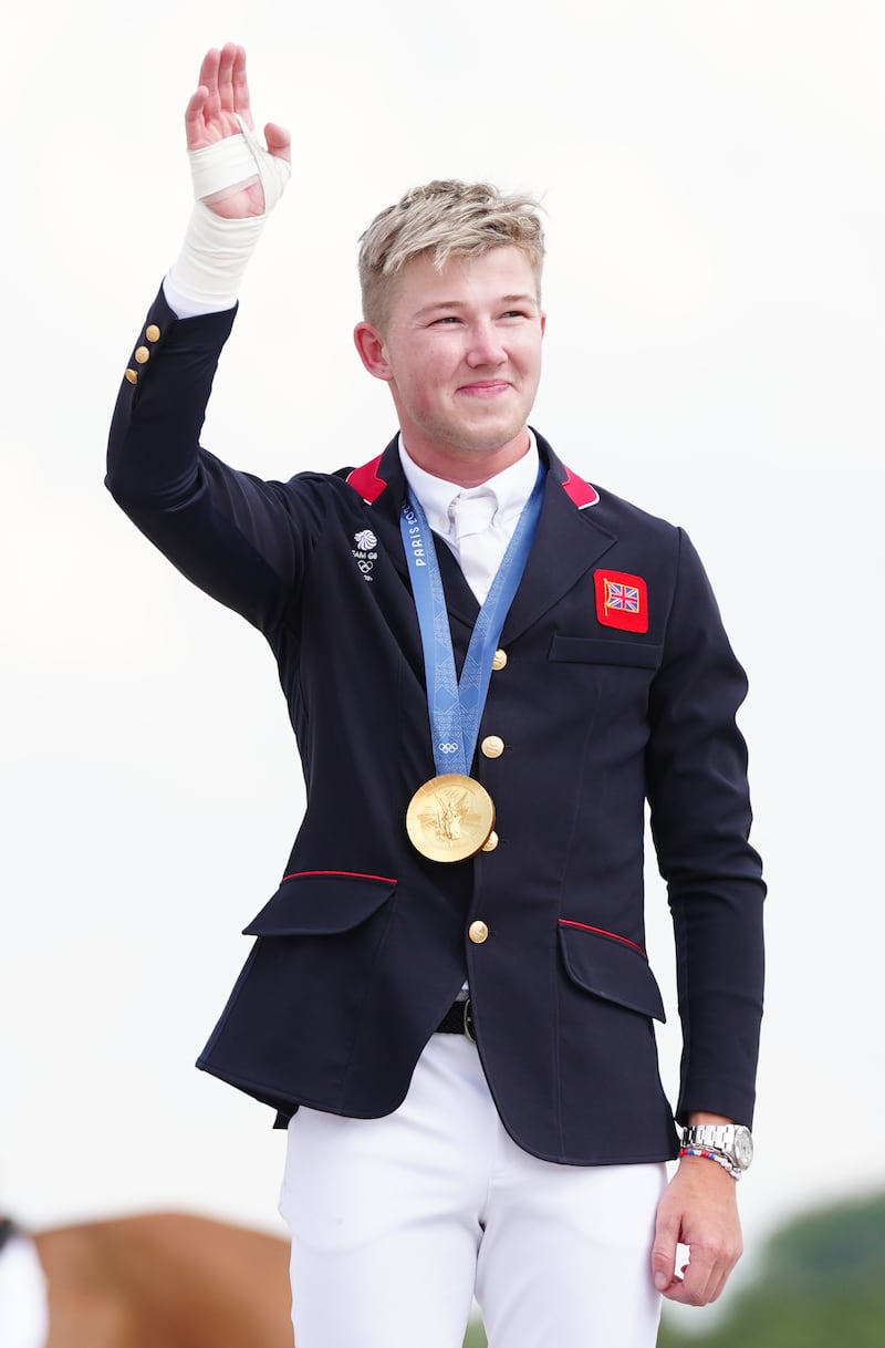 Harry Charles won gold alongside Scott Brash and Ben Maher