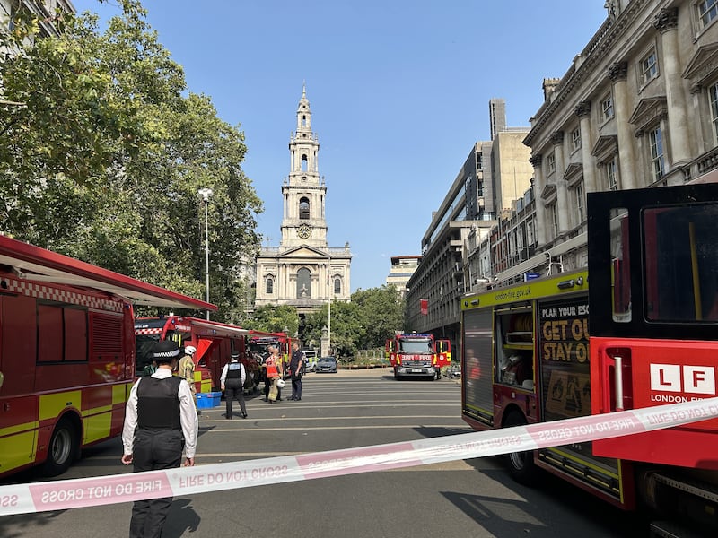 London Fire Brigade’s onsite operation has ended but it is continuing to investigate the fire, Somerset House said