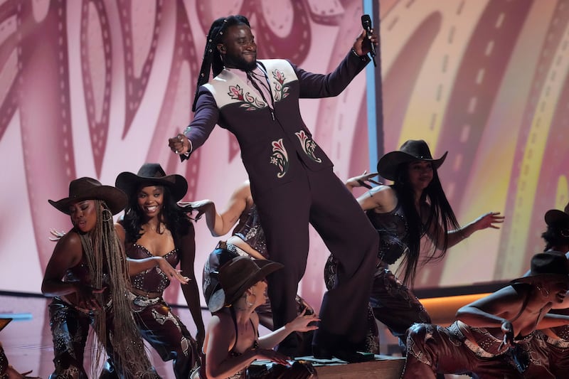 Shaboozey performs during the 67th annual Grammy Awards (Chris Pizzello/AP)