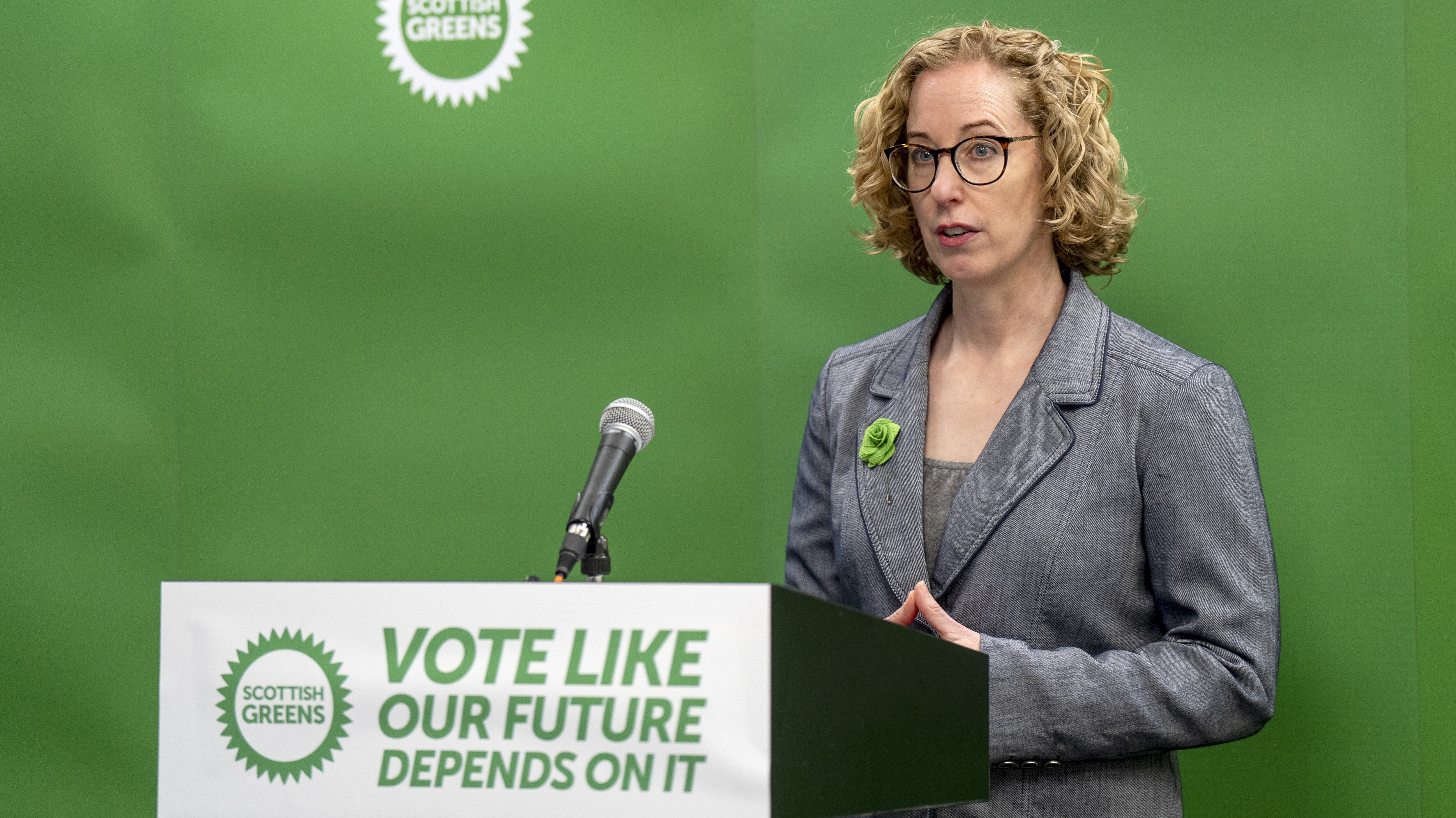 Scottish Green Party co-leader Lorna Slater will set out her party’s manifesto on Thursday