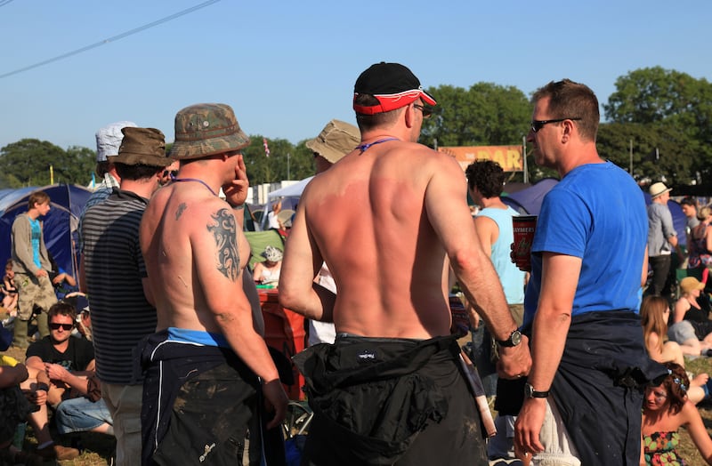 Health professionals have reminded festival goers to protect their skin from the UV rays