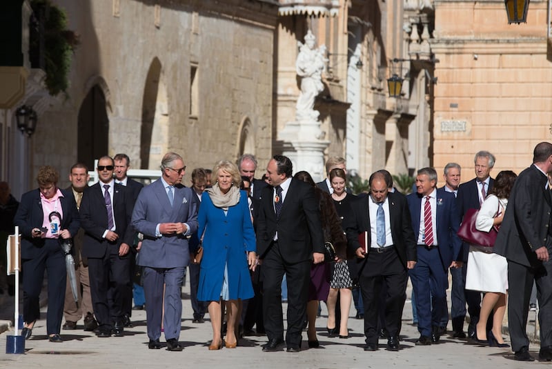 Charles and Camilla at a previous meeting of Commonwealth heads of state