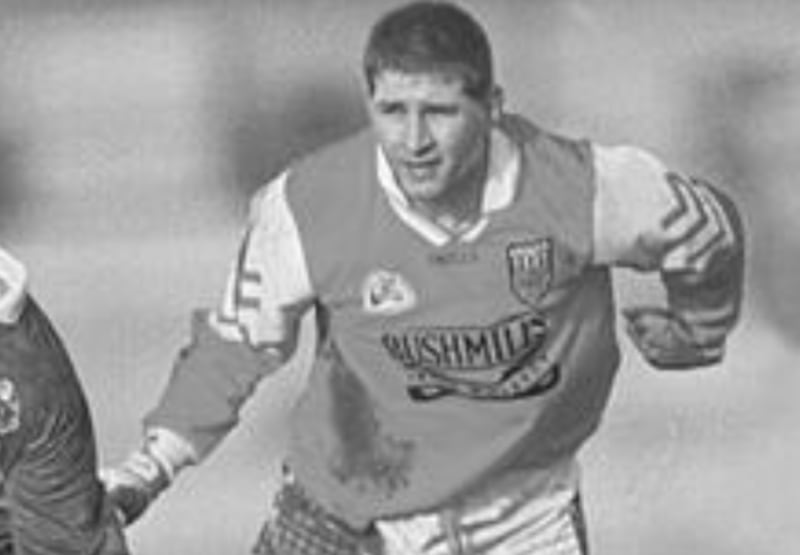 Chris Murphy in action during his Antrim heyday.