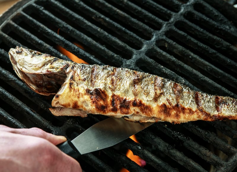 Niall McKenna's BBQ seabass