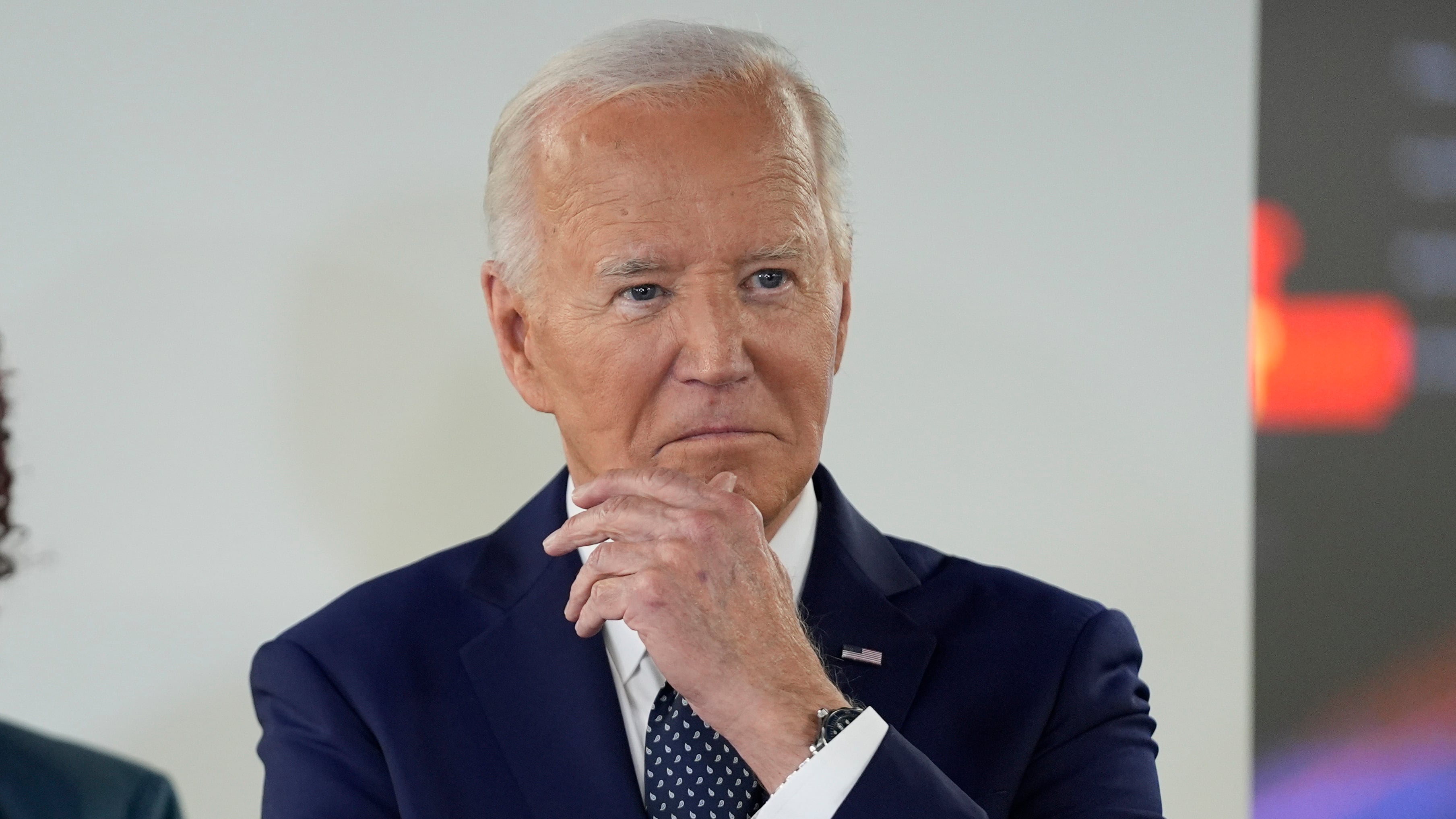 Joe Biden has insisted he has no intentions of pulling out of the race for the White House (AP Photo/Evan Vucci)