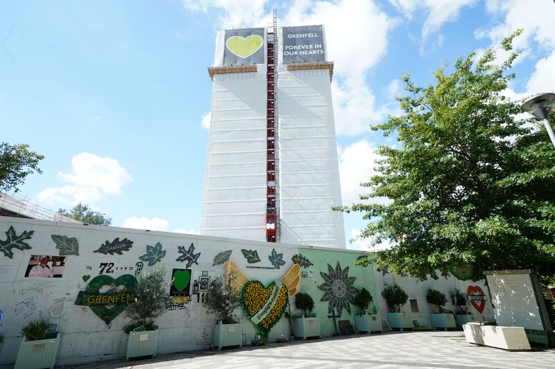 Grenfell Tower in west London