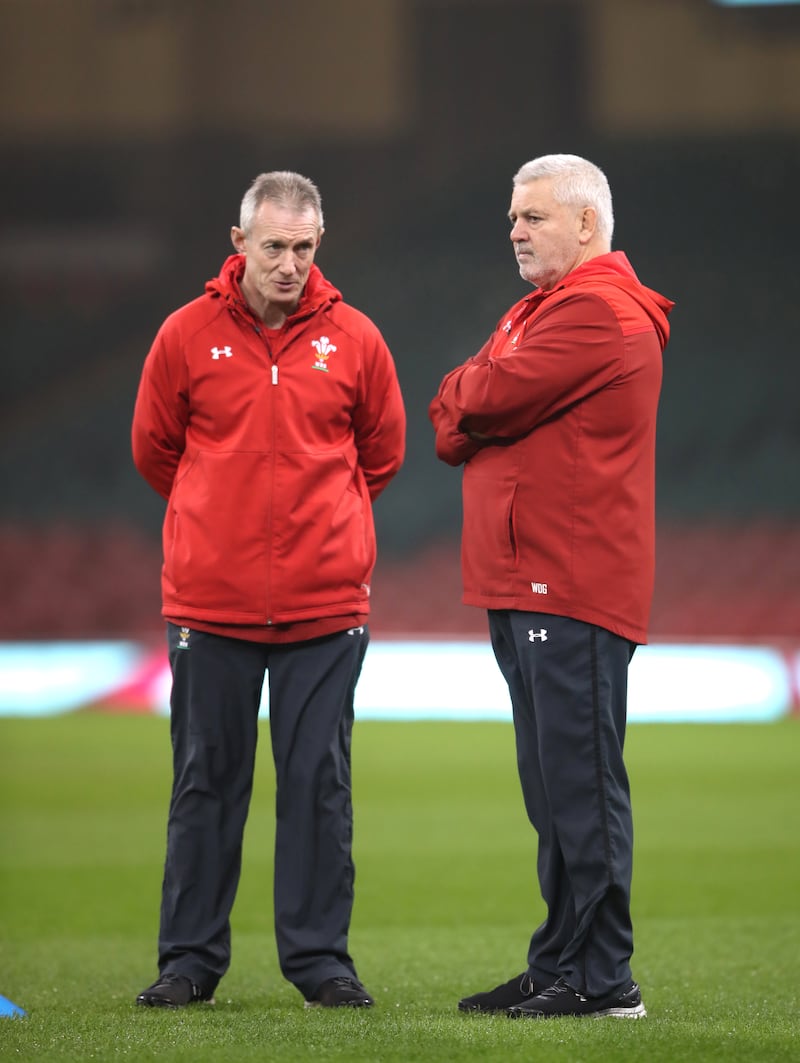 Rob Howley (left) worked closely with Warren Gatland