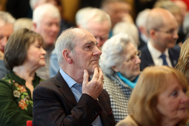 Micky Harte at the launch of the Eamon Phoenix Foundation and website. PICTURE: MAL MCCANN