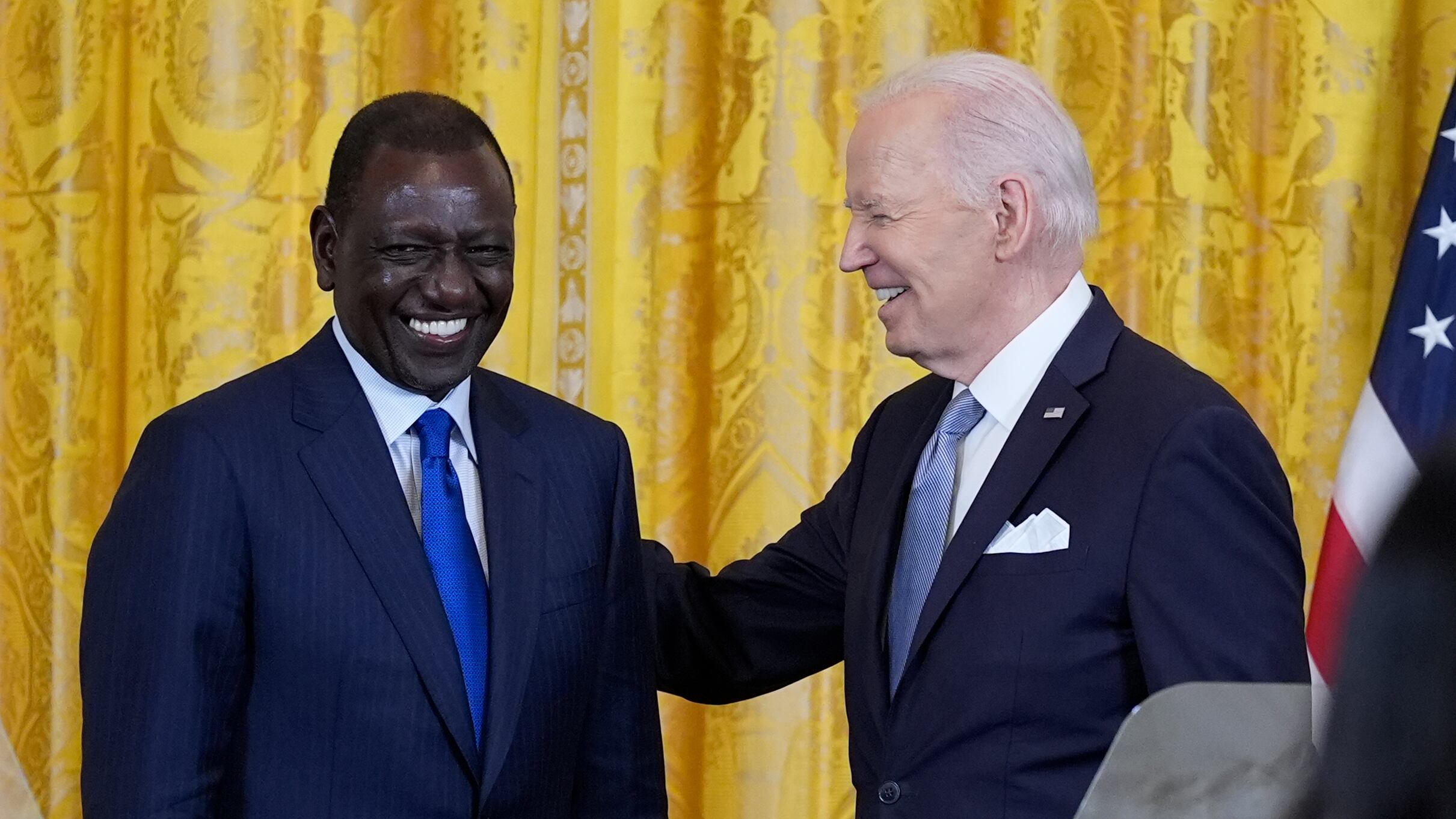President Joe Biden and Kenya’s President William Ruto (Susan Walsh/AP)