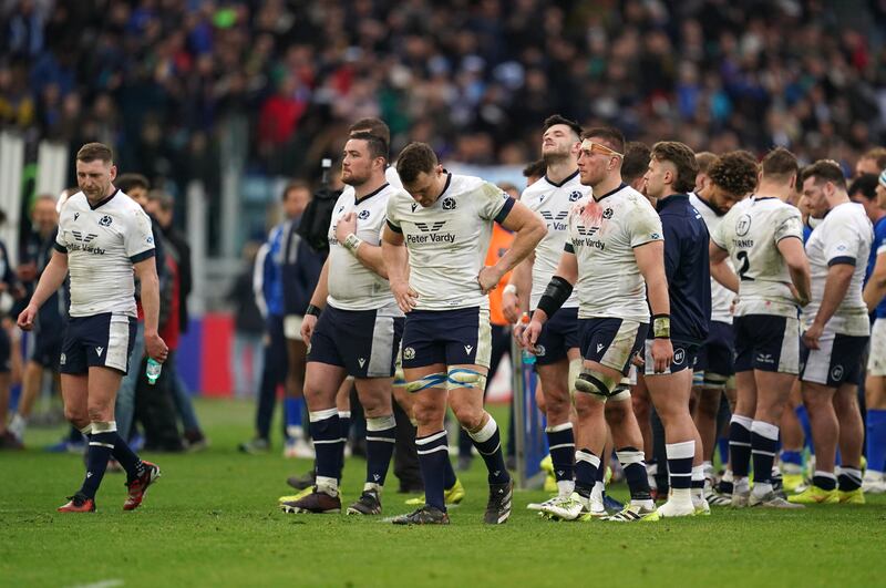 Scotland were defeated in Rome last year