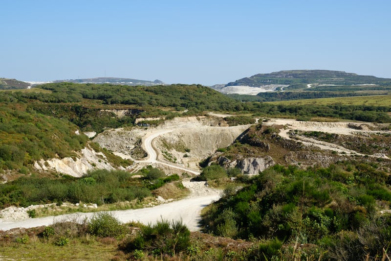 The lithium is being extracted from an old China clay pit