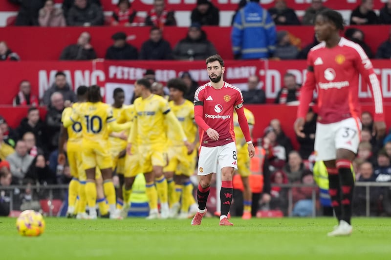 Bruno Fernandes endured another tough day at Old Trafford