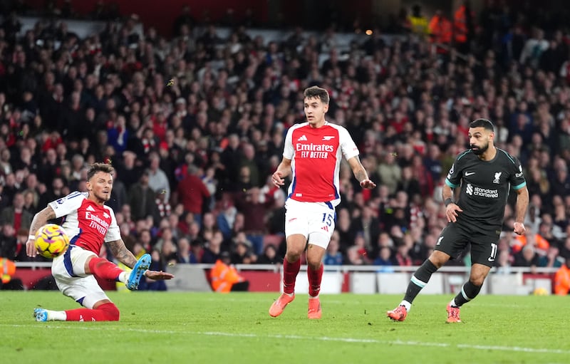 Mohamed Salah scores Liverpool’s second equaliser