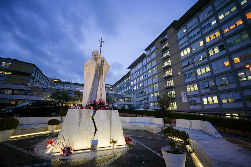 The Agostino Gemelli Polyclinic in Rome (Andrew Medichini/AP)