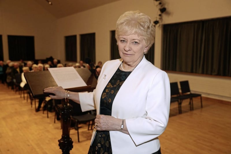 Baroness Nuala O&#39;Loan delivering the annual St Brigid&#39;s Day lecture in St Brigid&#39;s Parish, Belfast. She spoke on the theme &#39;Christian and Citizen?&#39;. Picture by Declan Roughan 