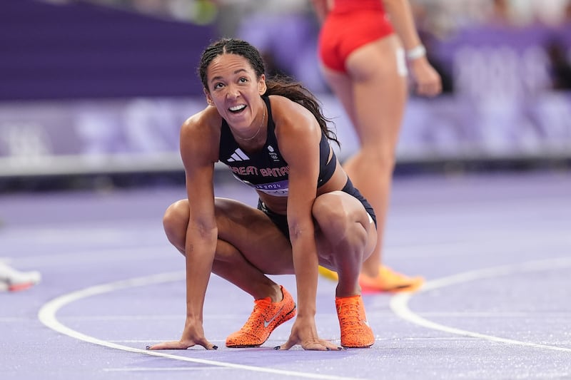 Katarina Johnson-Thompson said she was ’emotional and overwhelmed’ after winning silver on Friday