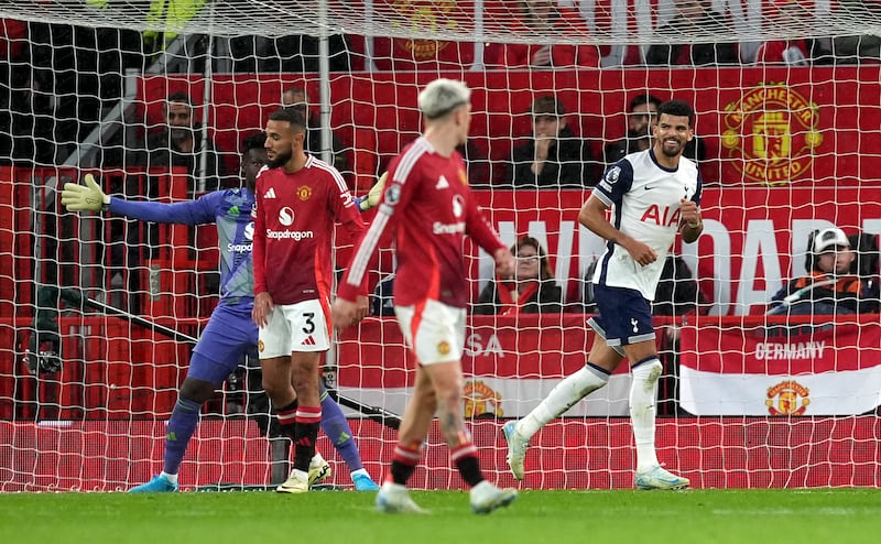 Dominic Solanke celebrates making it 3-0