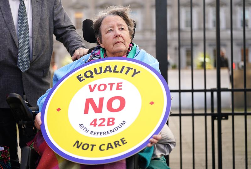 Dr Margaret Kennedy campaigned with Member of the Equality Not Care