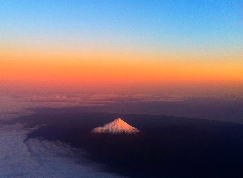 Mount Taranaki now has the same rights as human being (David Frampton/AP)