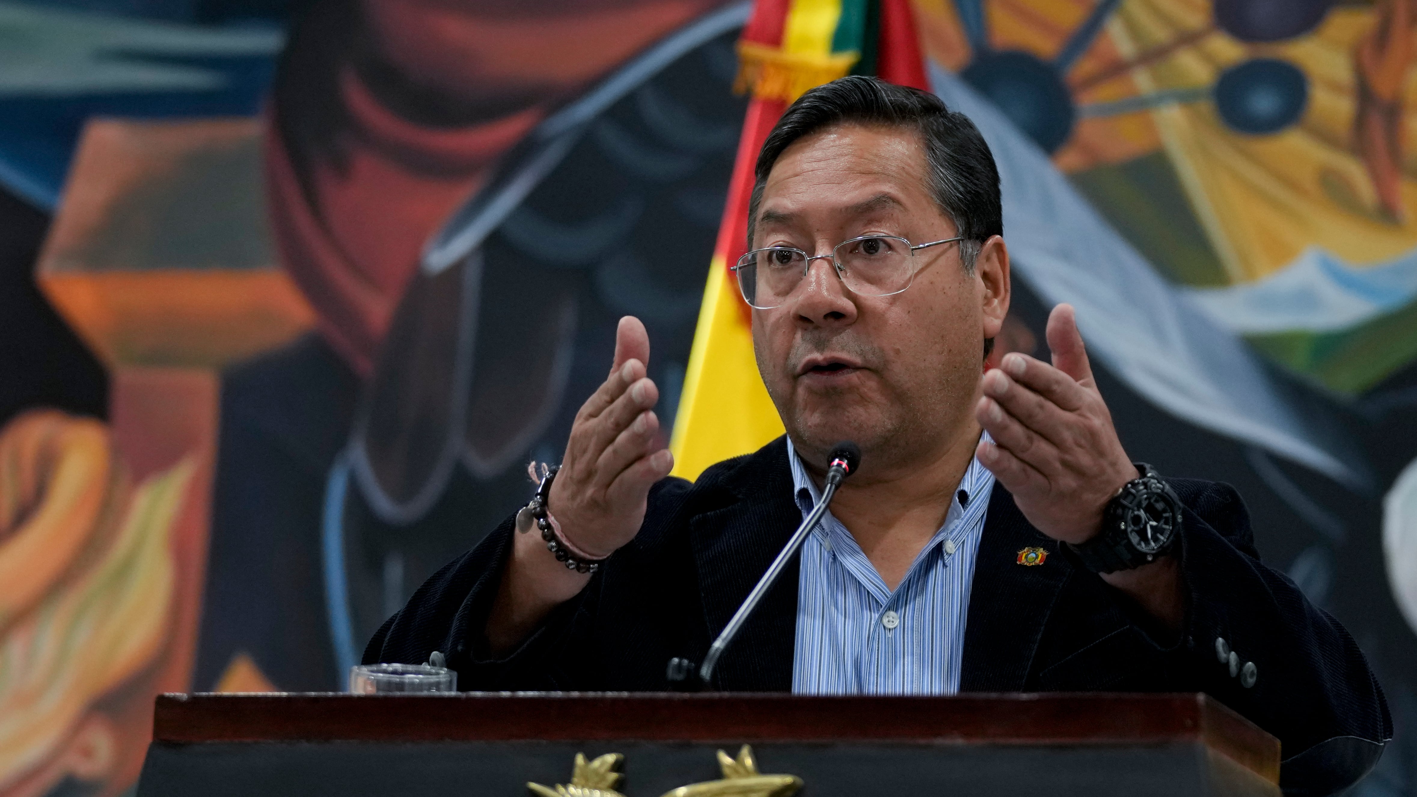 Bolivian President Luis Arce (Juan Karita/AP)