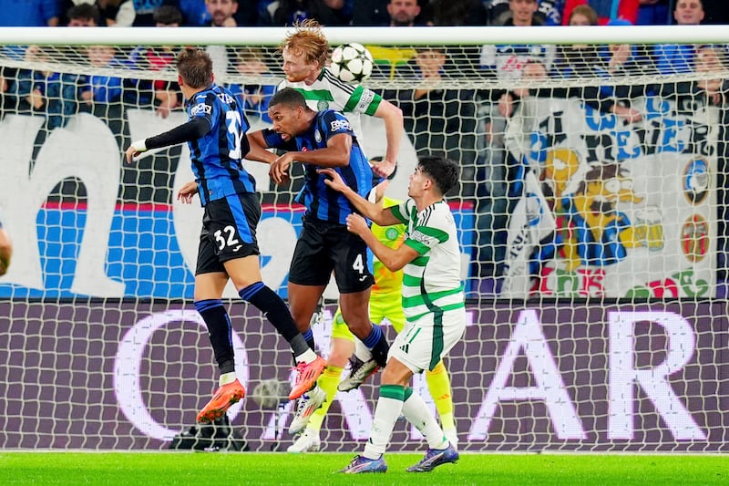 Celtic battled to a draw against Atalanta (Spada/LaPresse via AP)