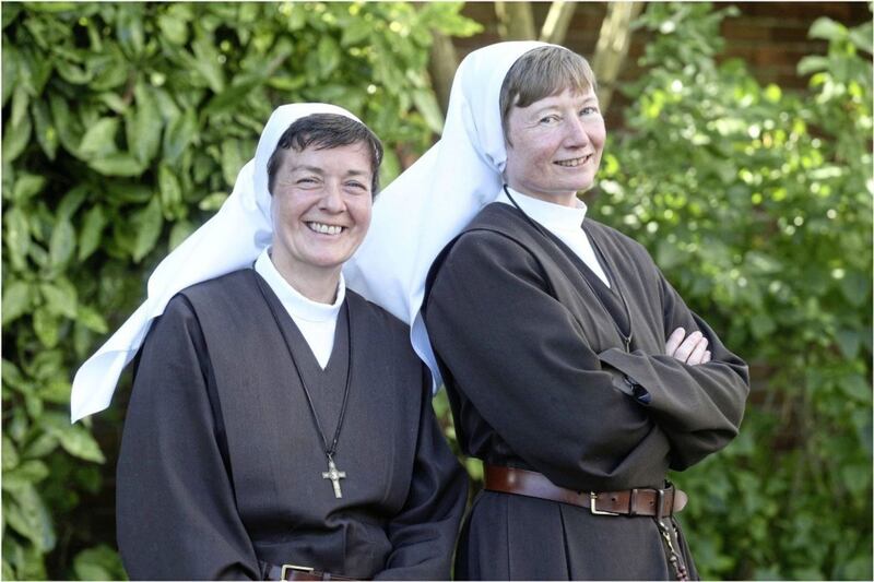 Sister Elaine and Sister Martina, pictured ahead of their First Profession in St Peter&#39;s Cathedrals on Saturday. Picture by Hugh Russell 