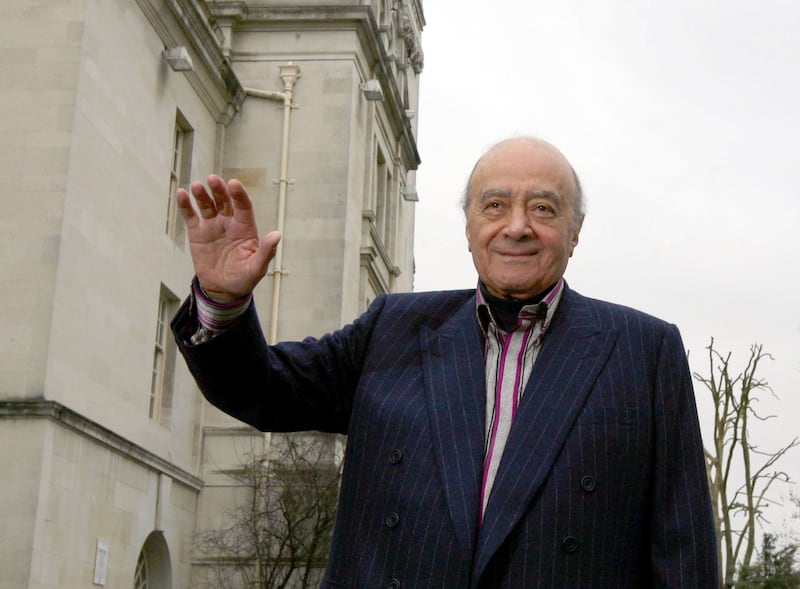 Mr Al Fayed died in 2023 aged 94