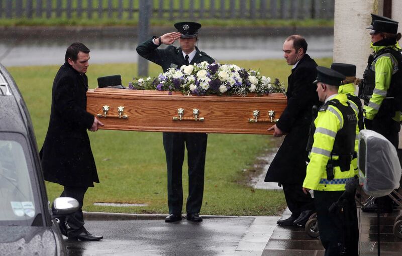 The funeral of Constable Philippa Reynolds in 2013