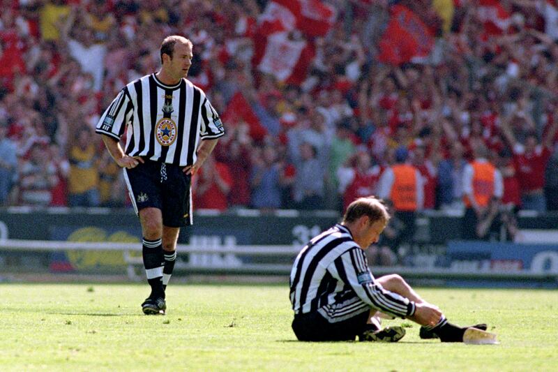 Marc Overmars and Nicolas Anelka ruined Newcastle’s FA Cup dream in 1998