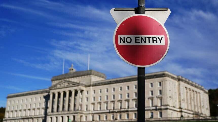 The Stormont Assembly and Executive are not functioning due to the DUP’s boycott of powersharing institutions (PA)