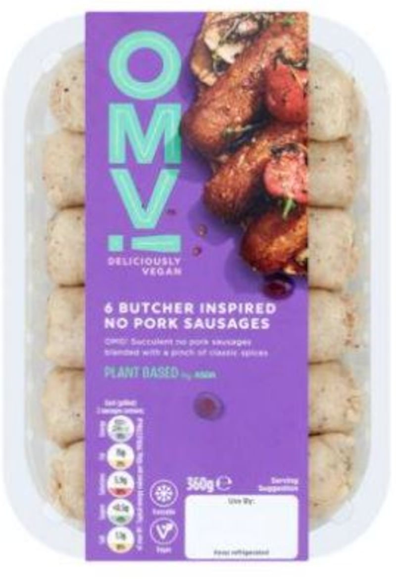 Asda OMV! Deliciously Vegan 6 Butcher Inspired No Pork Sausages