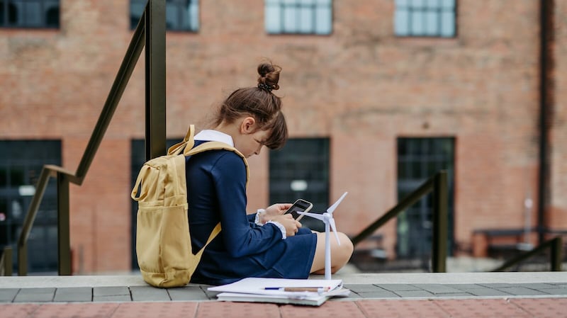 The new guidance aims to help curb phone use at break and lunch as well as in class. PICTURE: GETTY IMAGES