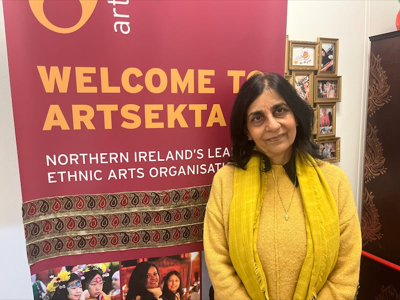 Dr Nisha Tandon founder of ArtsEkta, a Belfast cultural organisation that works to develop intercultural relationships. .