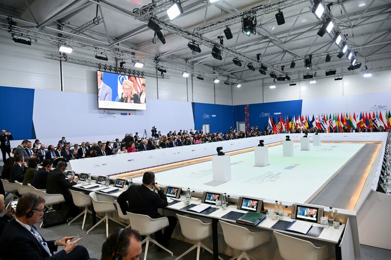 The 31st OSCE ministerial summit is being held in Malta (Alberto Pizzoli/Pool/AP)