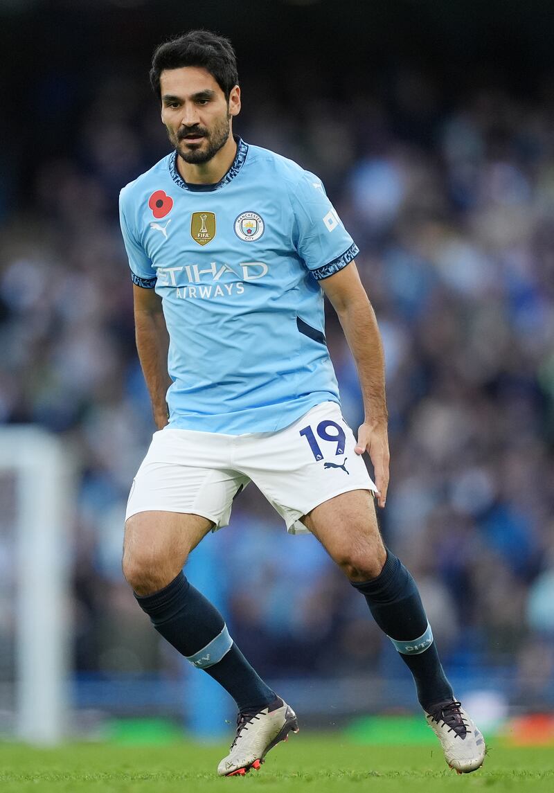 Ilkay Gundogan is one of several City players aged 30 or over