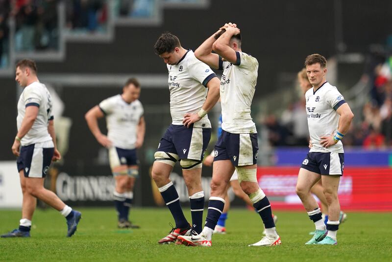 Scotland suffered a dire defeat in Italy on Saturday