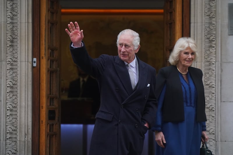 The King visited Kate at The London Clinic